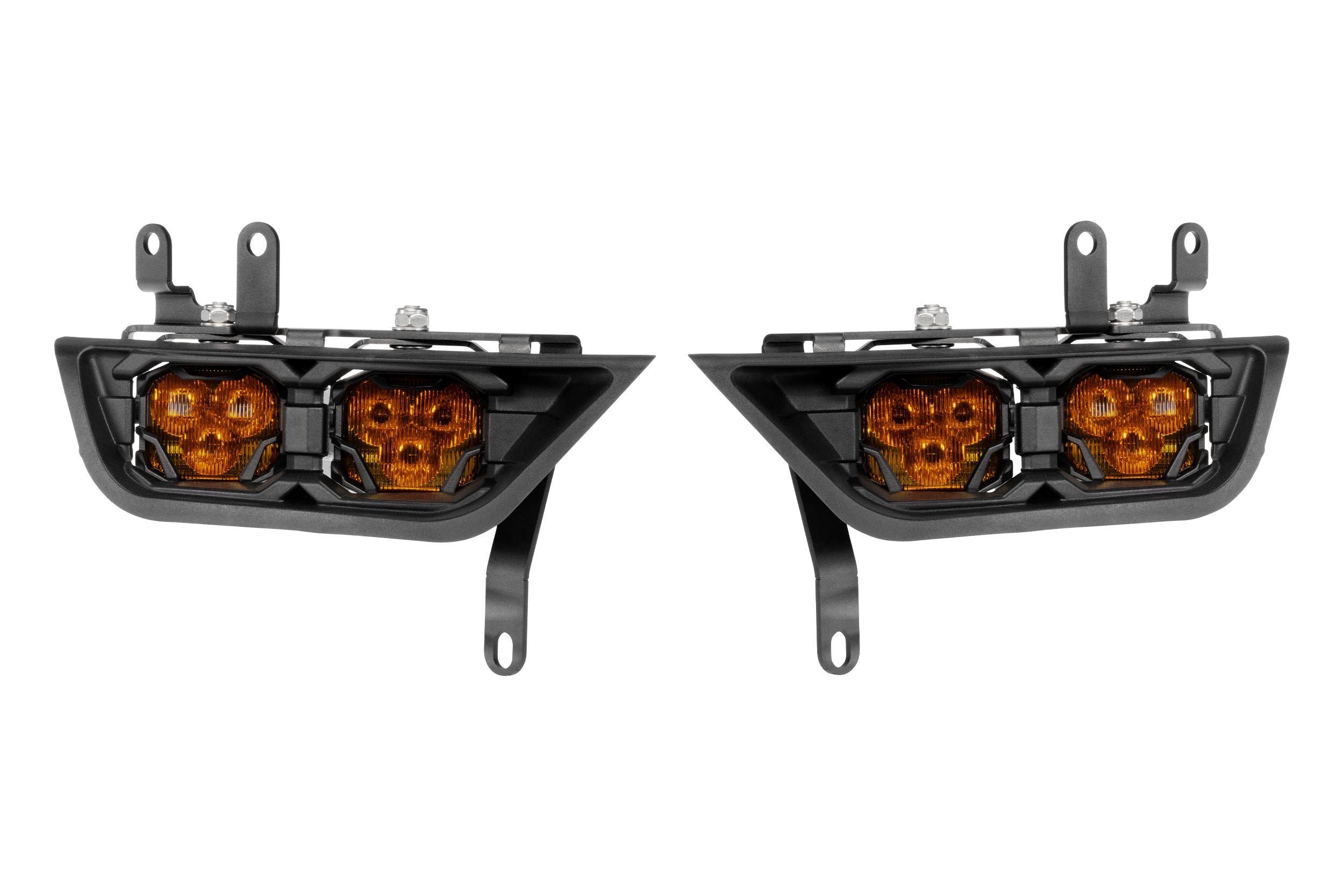 21-23 F-150 OE LED 4Banger Fog Light Kit: NCS Yellow