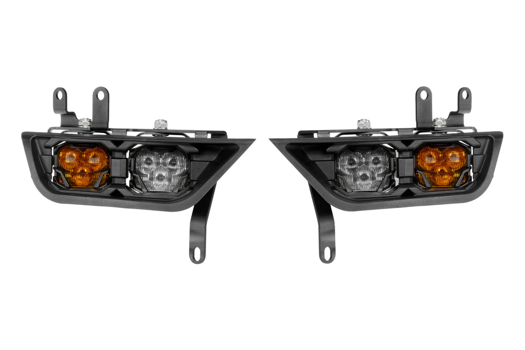21-23 F-150 OE LED 4Banger Fog Light Kit: NCS Dual Color