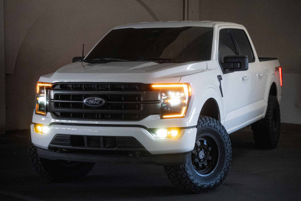21-23 F-150 OE Halogen 4Banger Fog Light Kit: NCS Dual Color