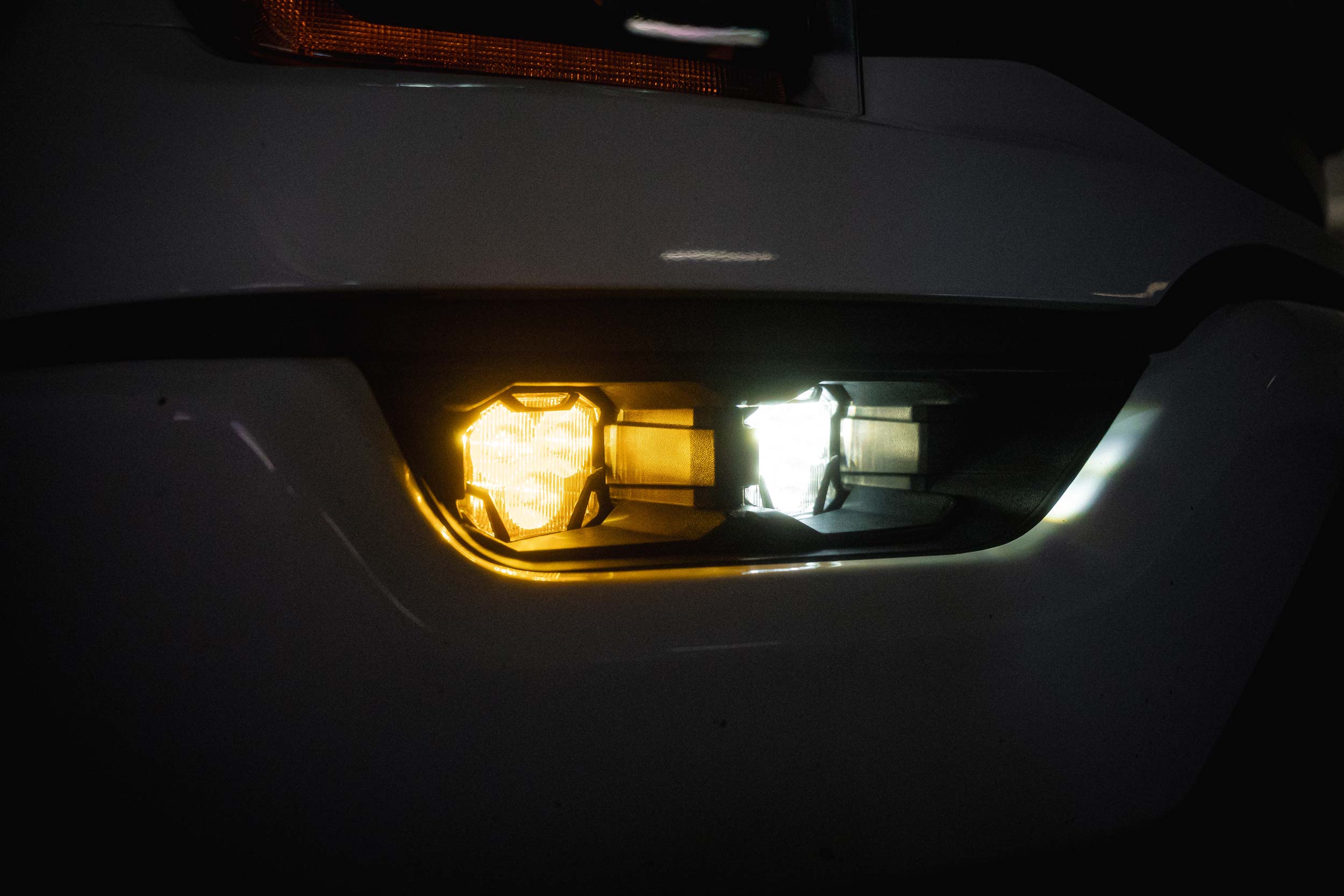 21-23 F-150 OE LED 4Banger Fog Light Kit: HXB Dual Color