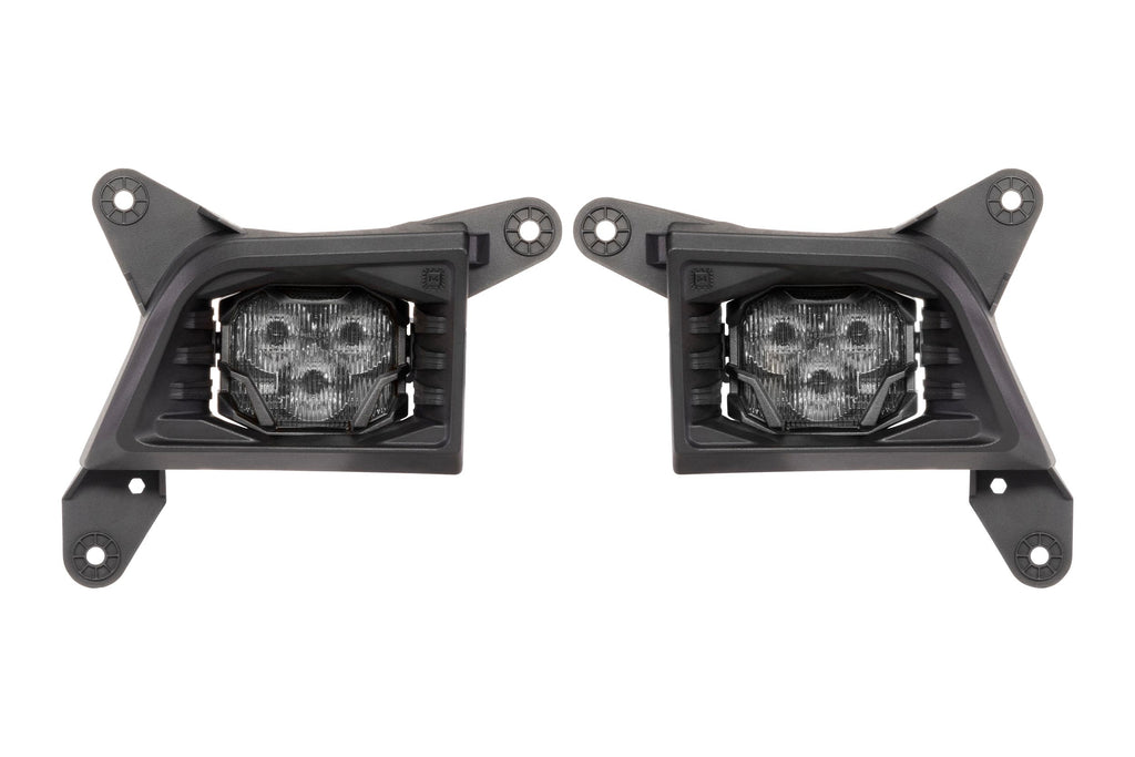 19-21 Silverado 1500 / 20-23 Silverado HD 4Banger Fog Light Kit: HXB White