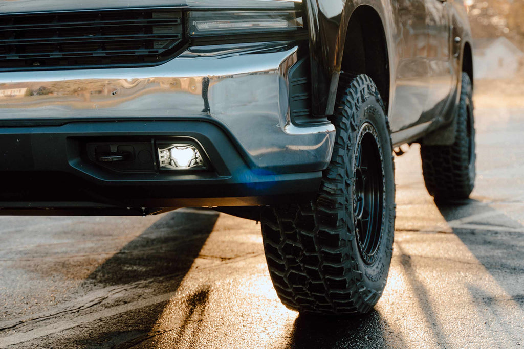 19-21 Silverado 1500 / 20-23 Silverado HD 4Banger Fog Light Kit: HXB White