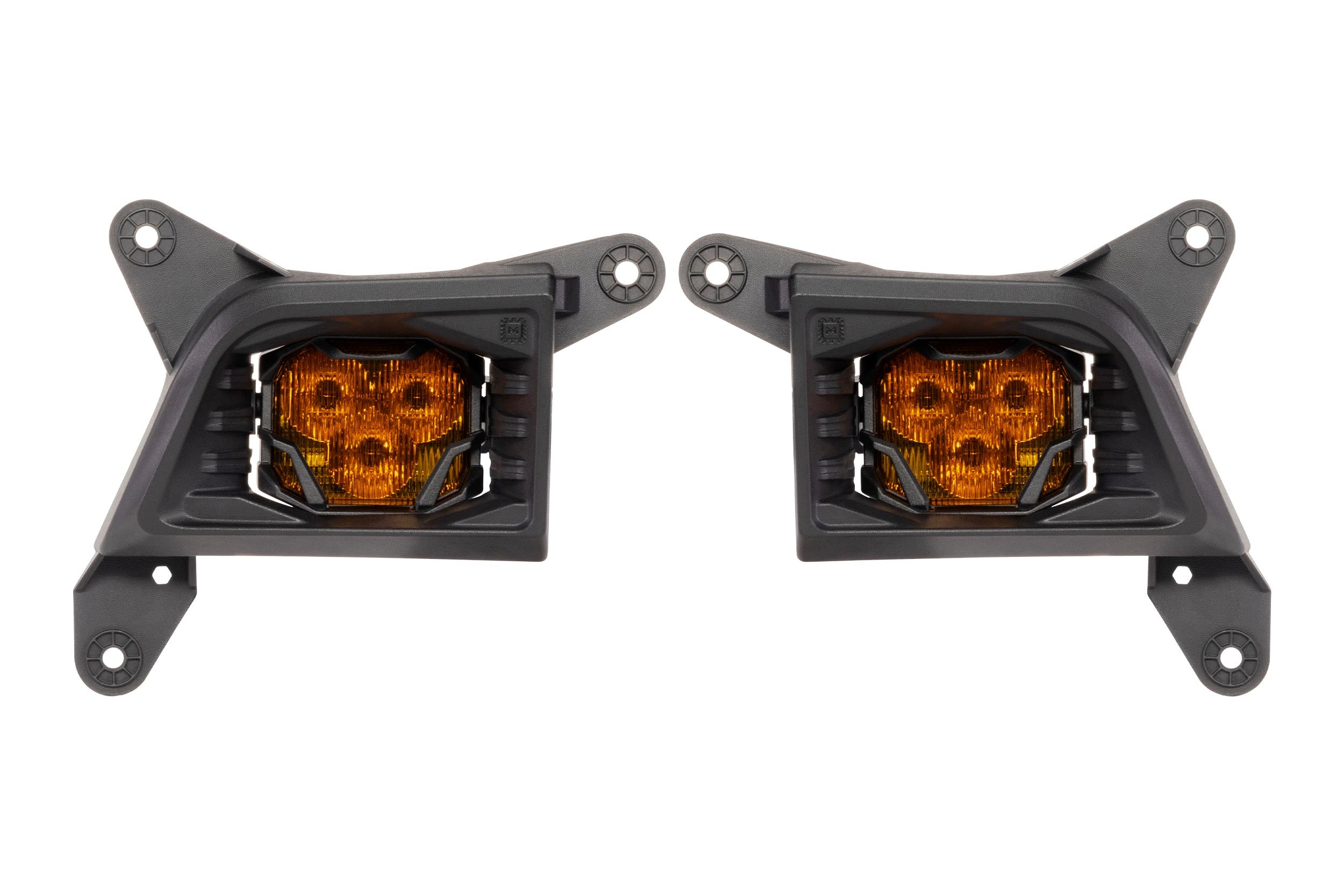 19-21 Silverado 1500 / 20-23 Silverado HD 4Banger Fog Light Kit: NCS Yellow