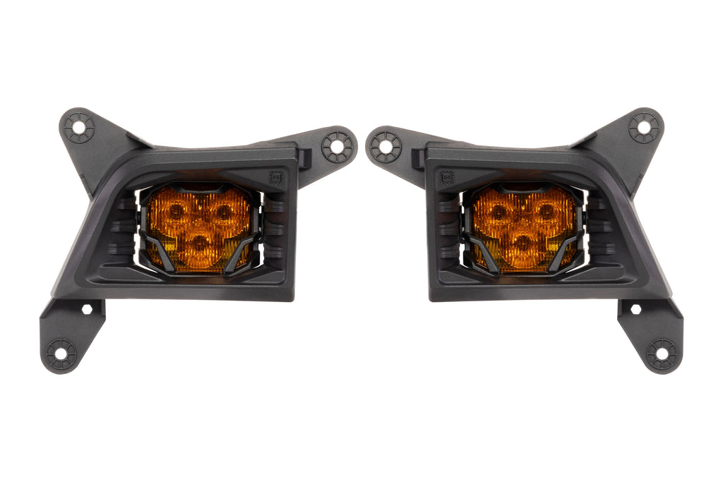 19-21 Silverado 1500 / 20-23 Silverado HD 4Banger Fog Light Kit: HXB Yellow