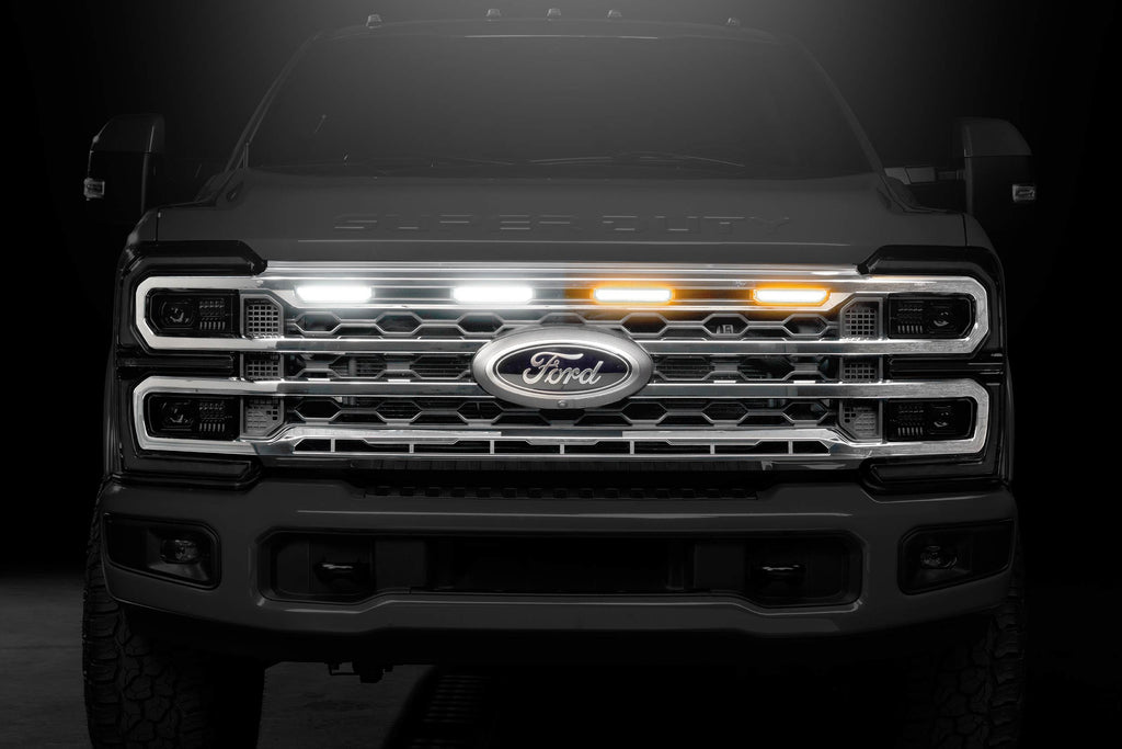 XBG LED Grille: 23-27 Super Duty (Chrome / Each)