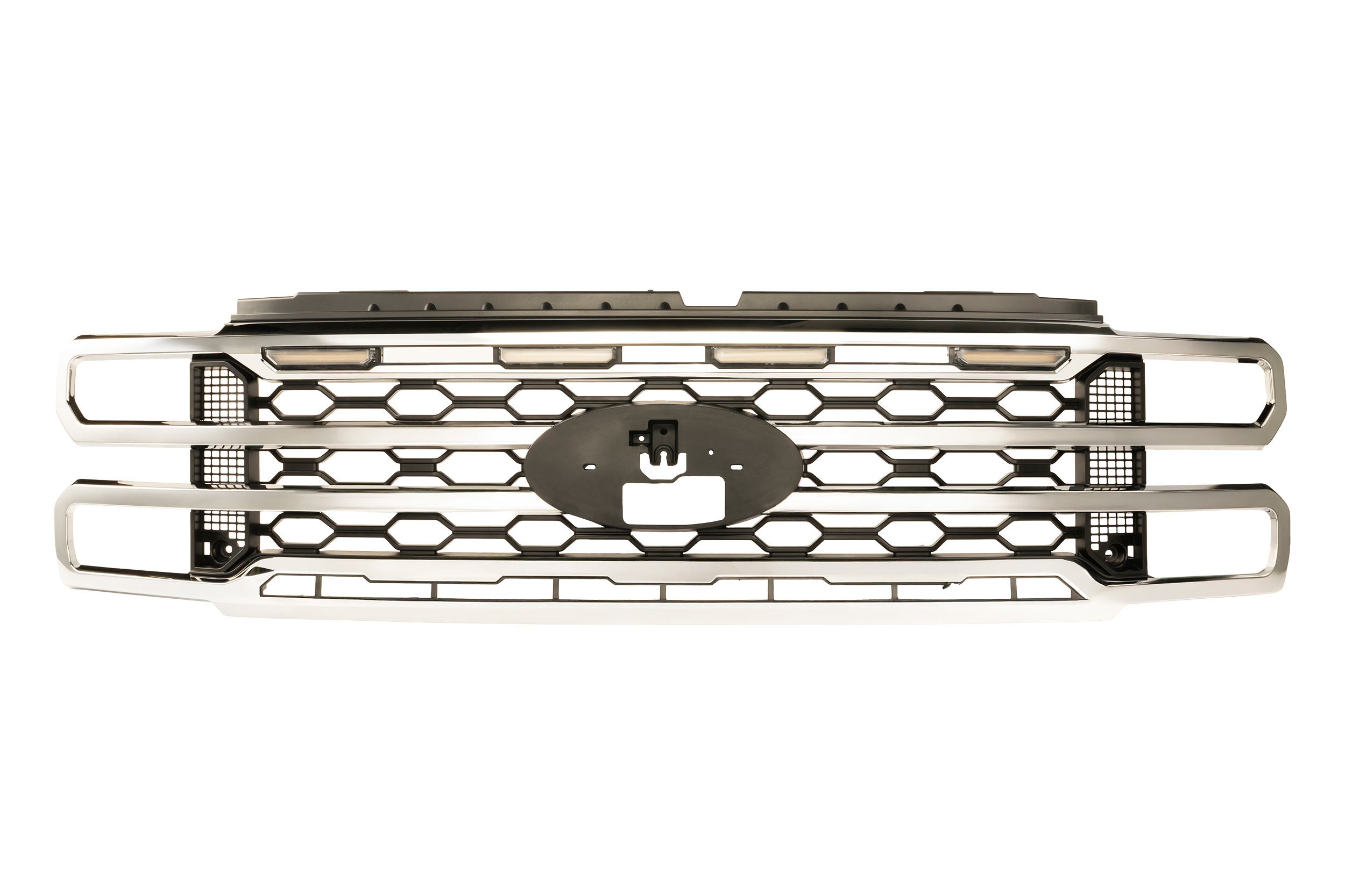 XBG LED Grille: 23-27 Super Duty (Chrome / Each)