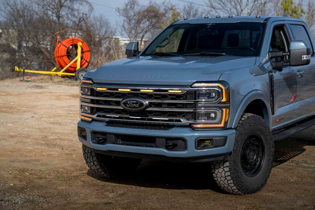 XBG LED Grille: 23-27 Super Duty (Chrome / Each)