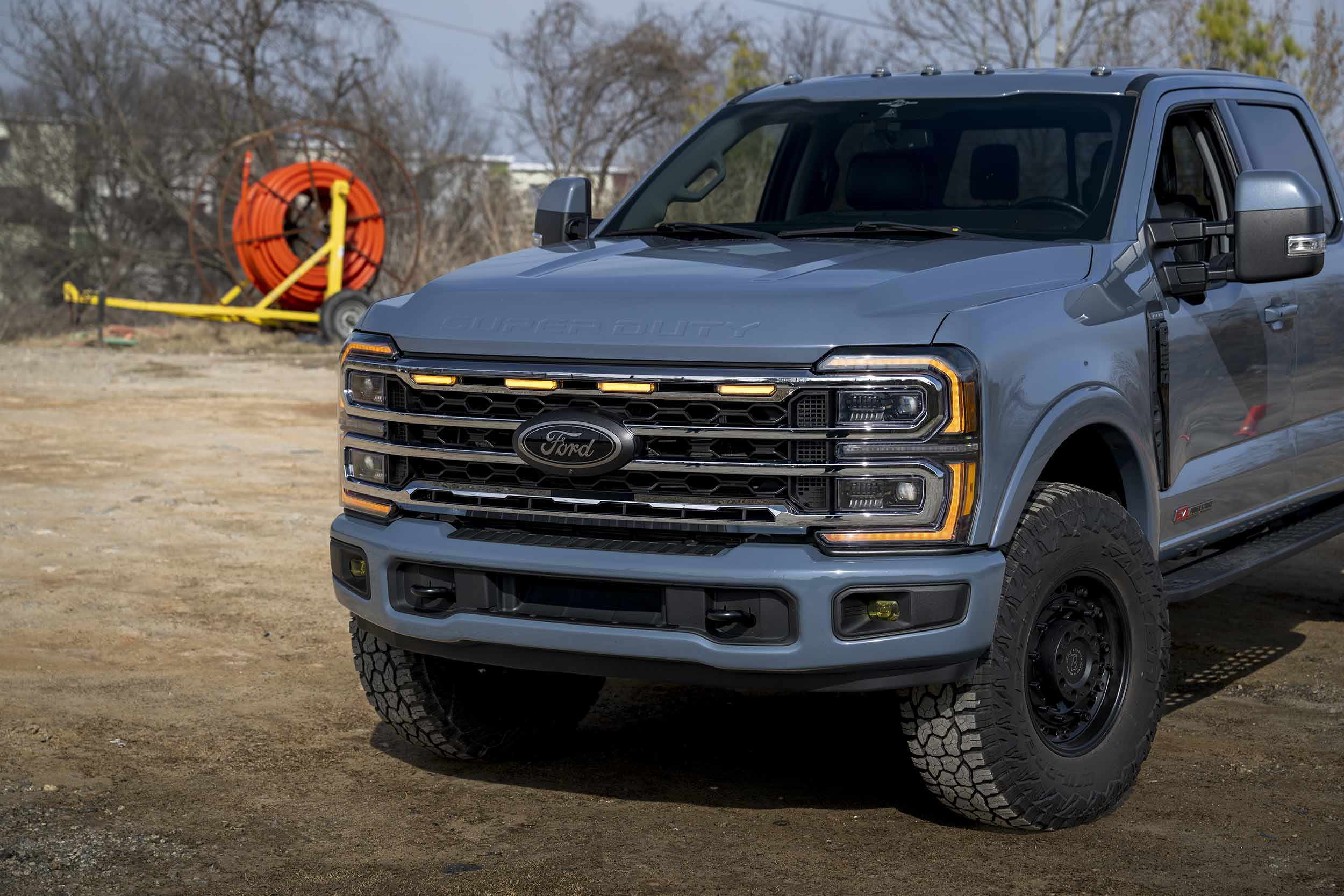 XBG LED Grille: 23-27 Super Duty (Chrome / Each)