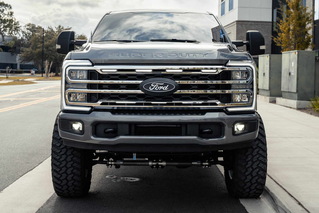 XBG LED Grille: 23-27 Super Duty (Chrome / Each)
