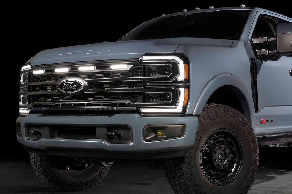 XBG LED Grille: 23-27 Super Duty (Chrome / Each)