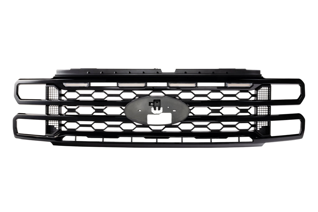 XBG LED Grille: 23-27 Super Duty (Black / Each)