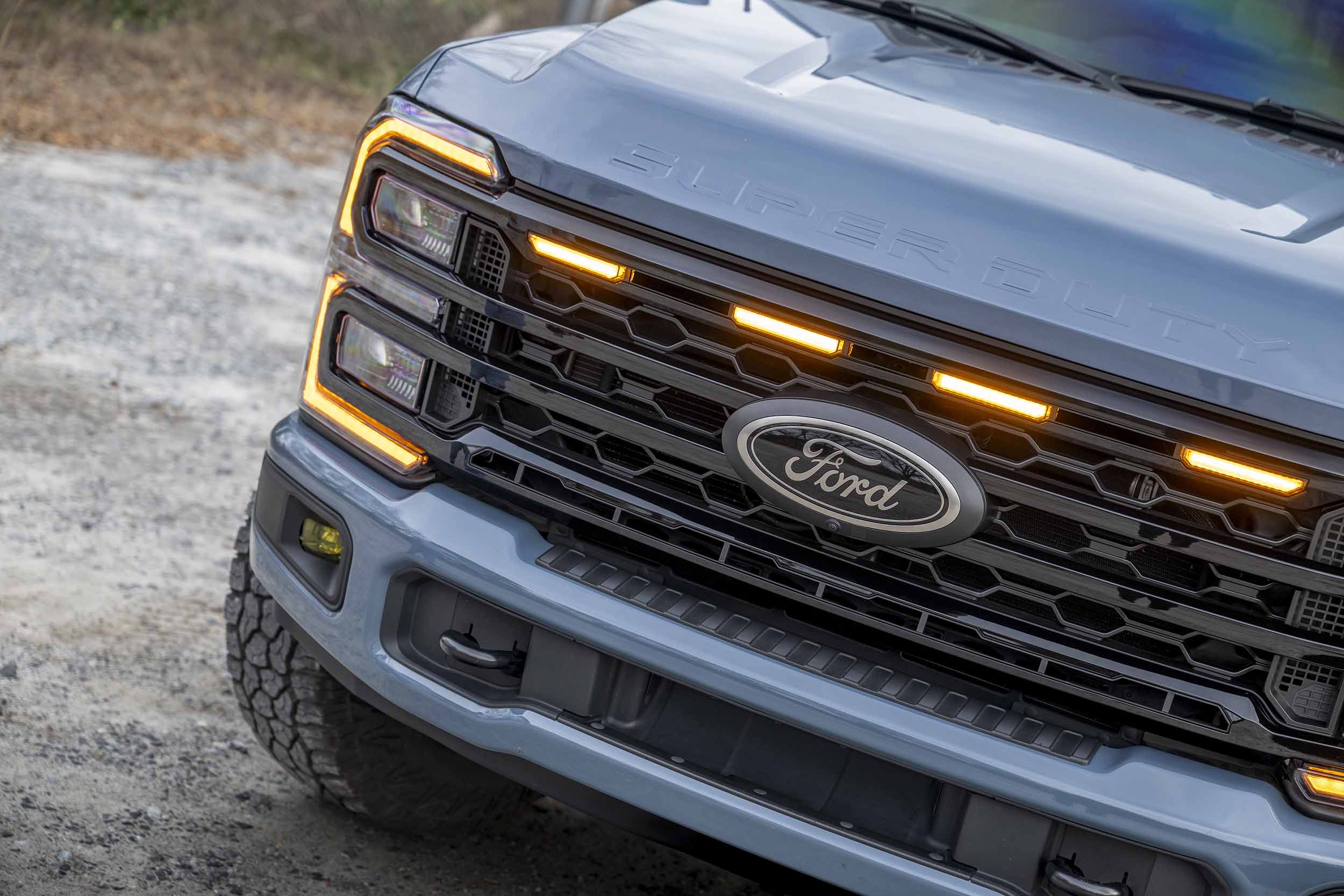 XBG LED Grille: 23-27 Super Duty (Black / Each)