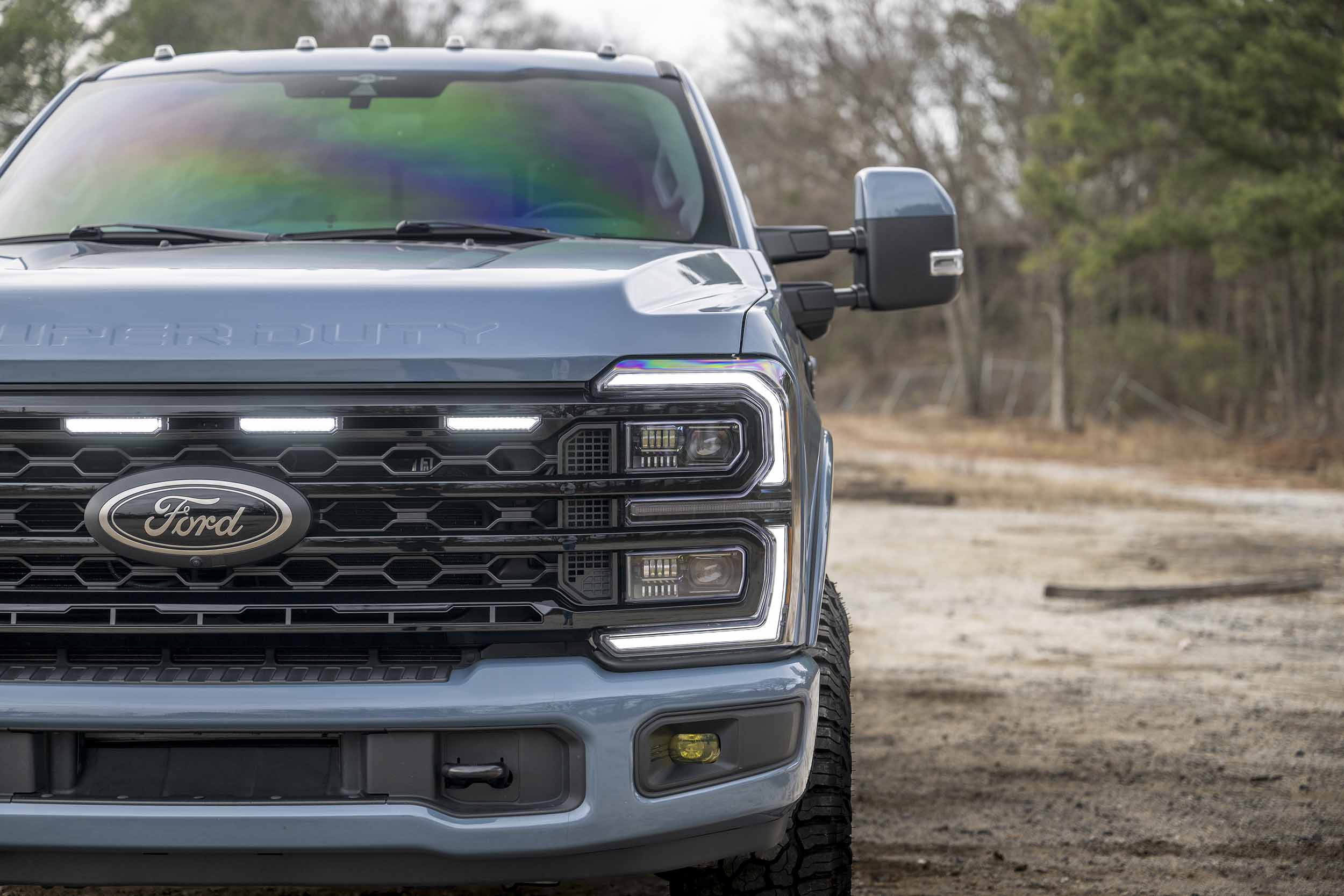 XBG LED Grille: 23-27 Super Duty (Black / Each)