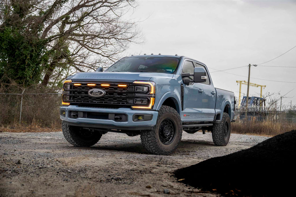 XBG LED Grille: 23-27 Super Duty (Black / Each)
