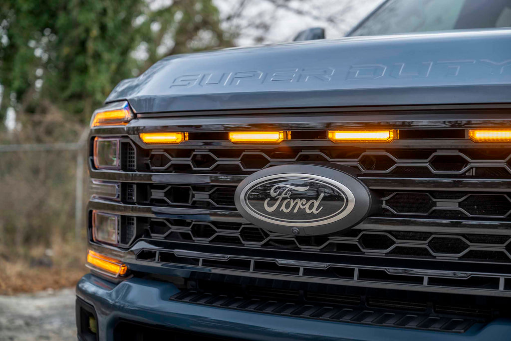 XBG LED Grille: 23-27 Super Duty (Black / Each)