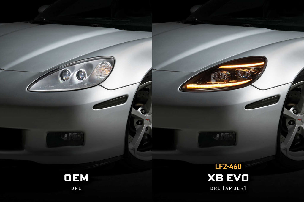 XB Evo Headlights: 05-13 Corvette C6 (Set)