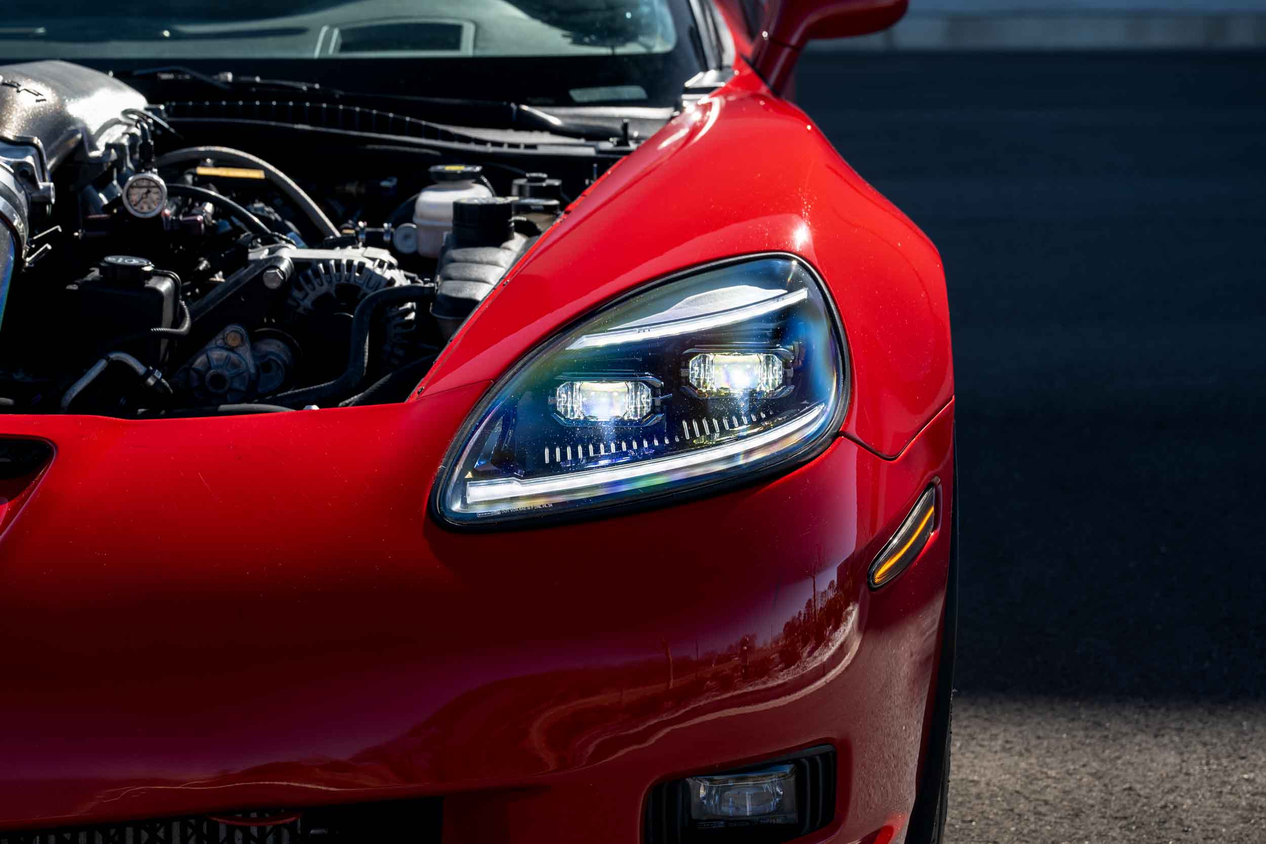 XB Evo Headlights: 05-13 Corvette C6 (Set)
