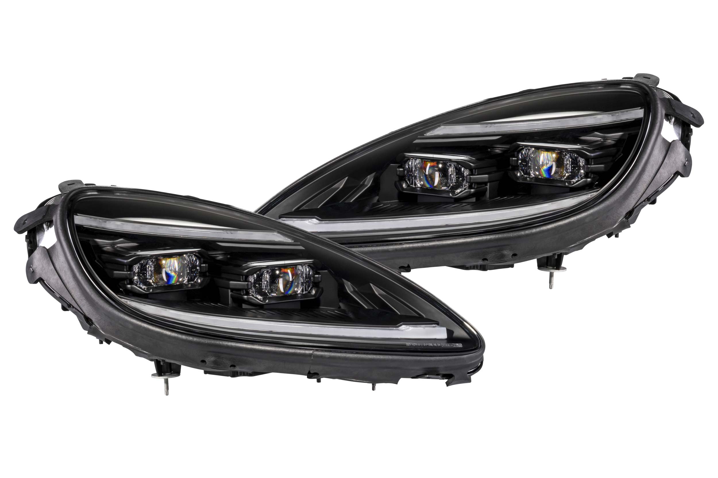 XB Evo Hybrid Headlights: 05-13 Corvette C6 (Set)