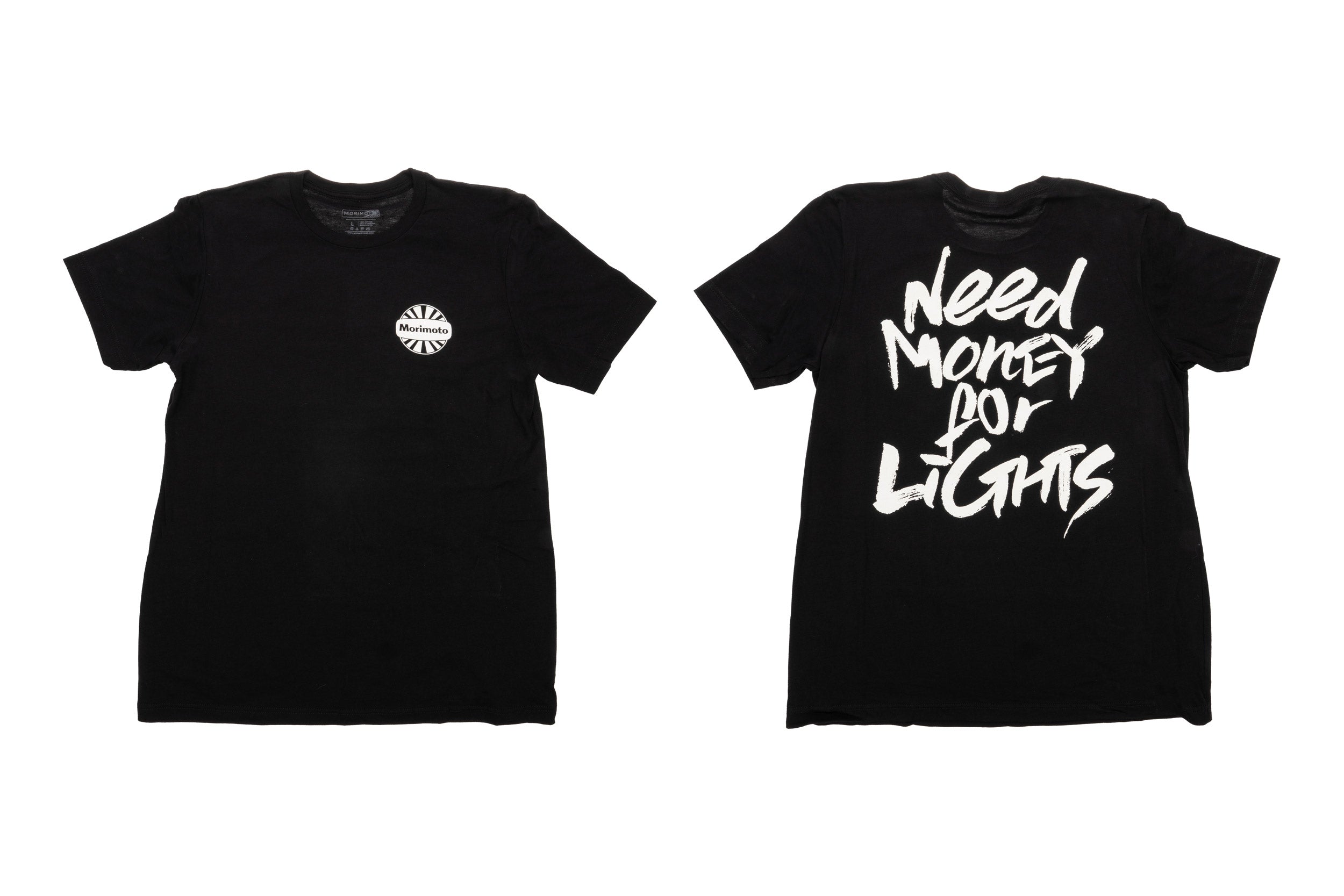 Shirt: Morimoto Black/White (Need Money / L)