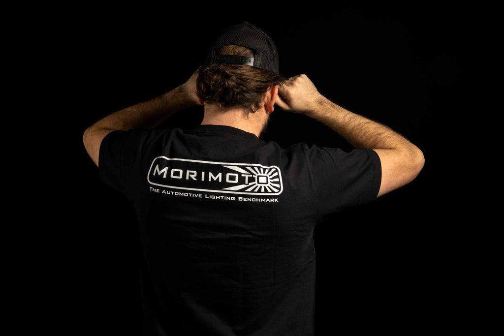 Shirt: Morimoto Black/White (Lighting Benchmark / XL)