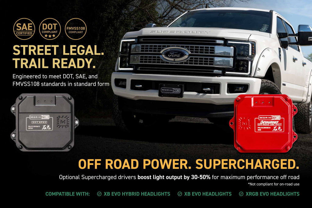 XB Evo Hybrid Headlights: 17-19 Super Duty (Set)