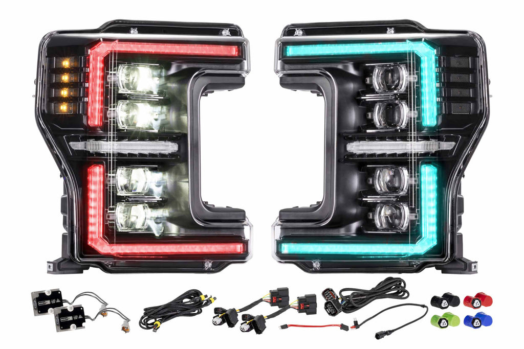 XRGB Evo Headlights: 17-19 Super Duty (Set)