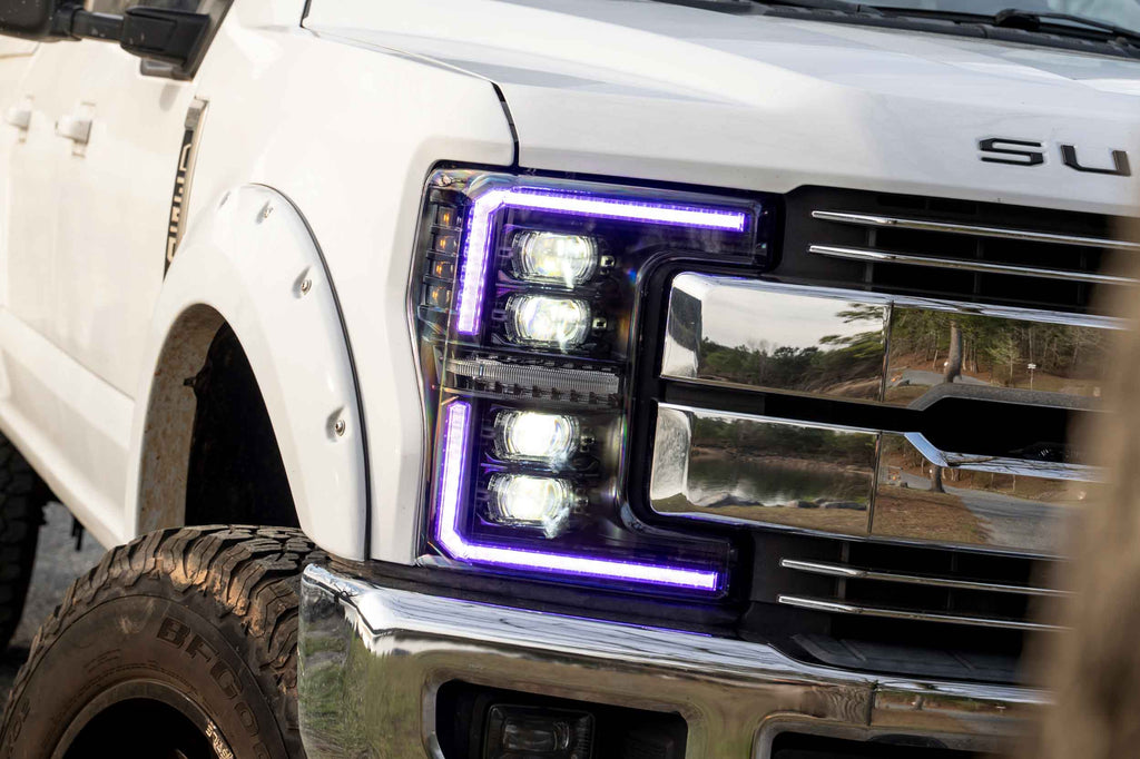 XRGB Evo Headlights: 17-19 Super Duty (Set)