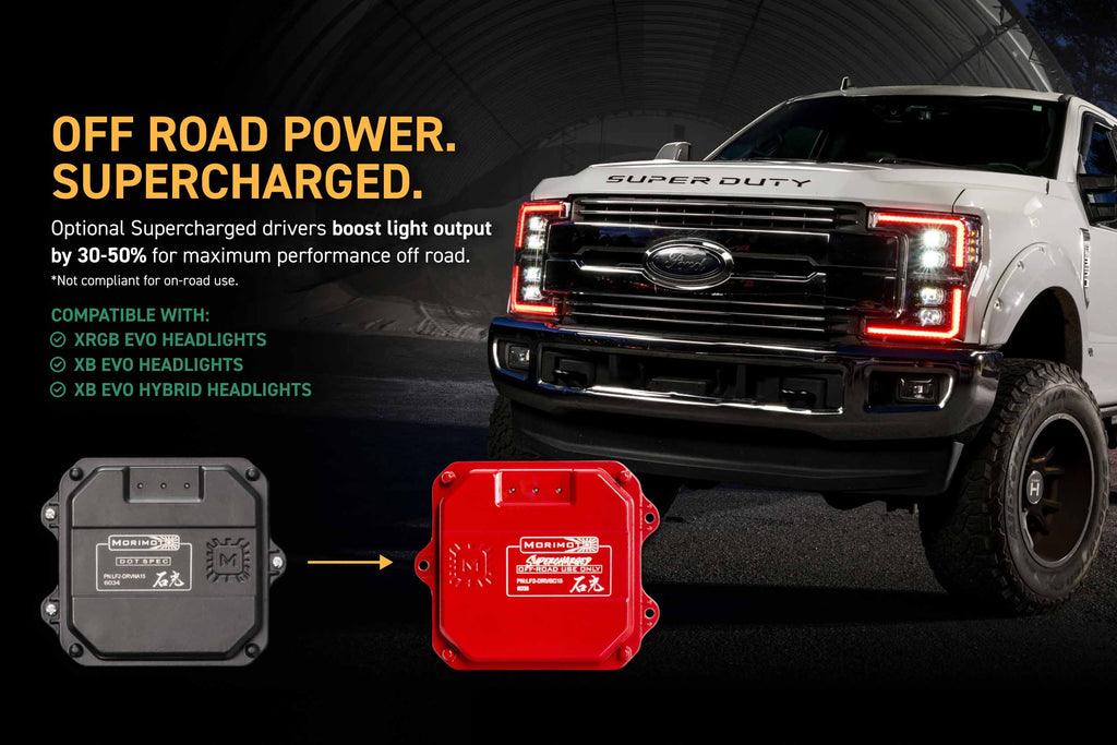 XRGB Evo Headlights: 17-19 Super Duty (Set)