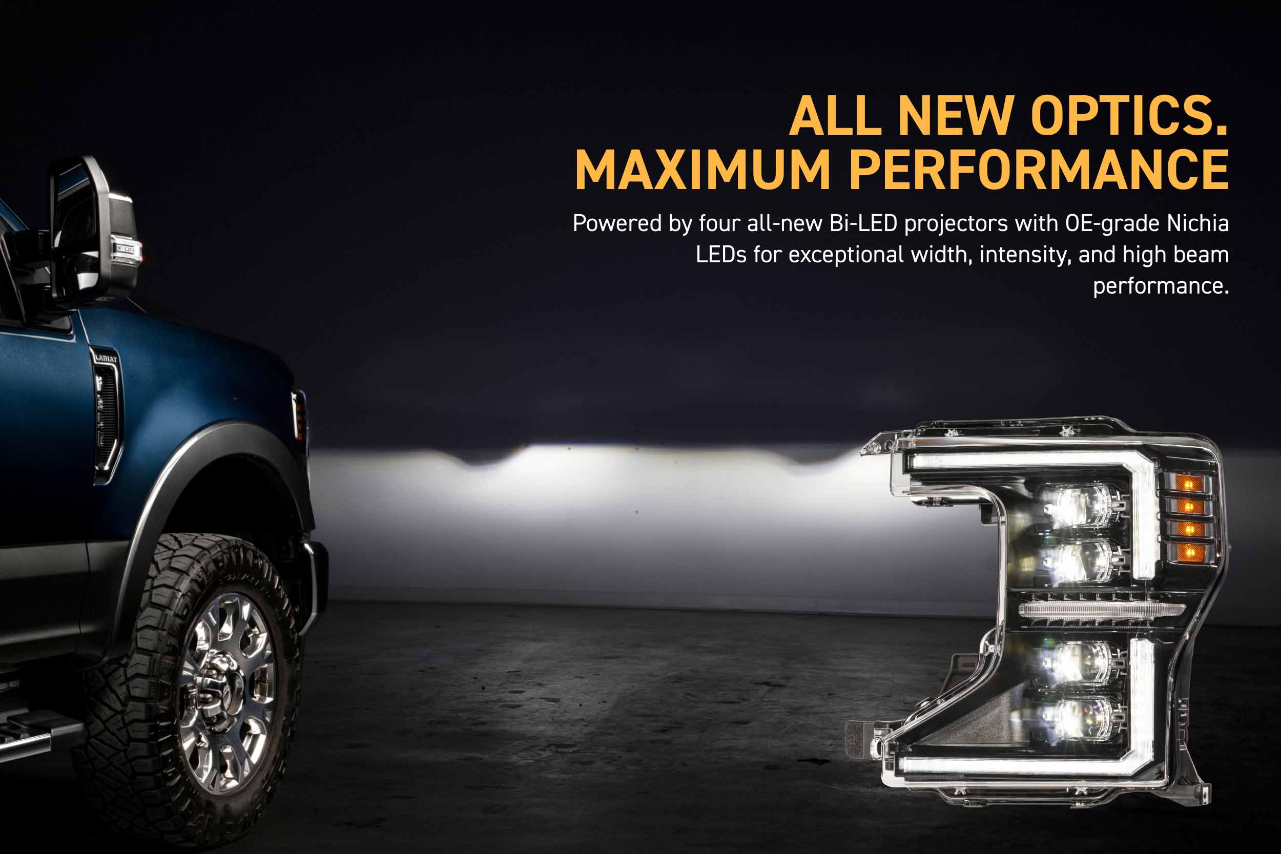 XB Evo Hybrid Headlights: 20-22 Super Duty (Set)