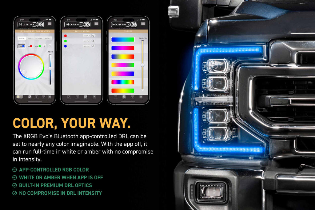 XRGB Evo Headlights: 20-22 Super Duty (Set)