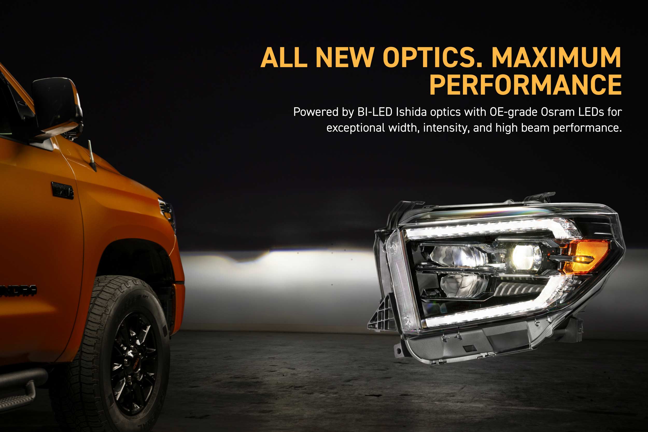 XB Evo Headlights: 14-21 Toyota Tundra (Set)