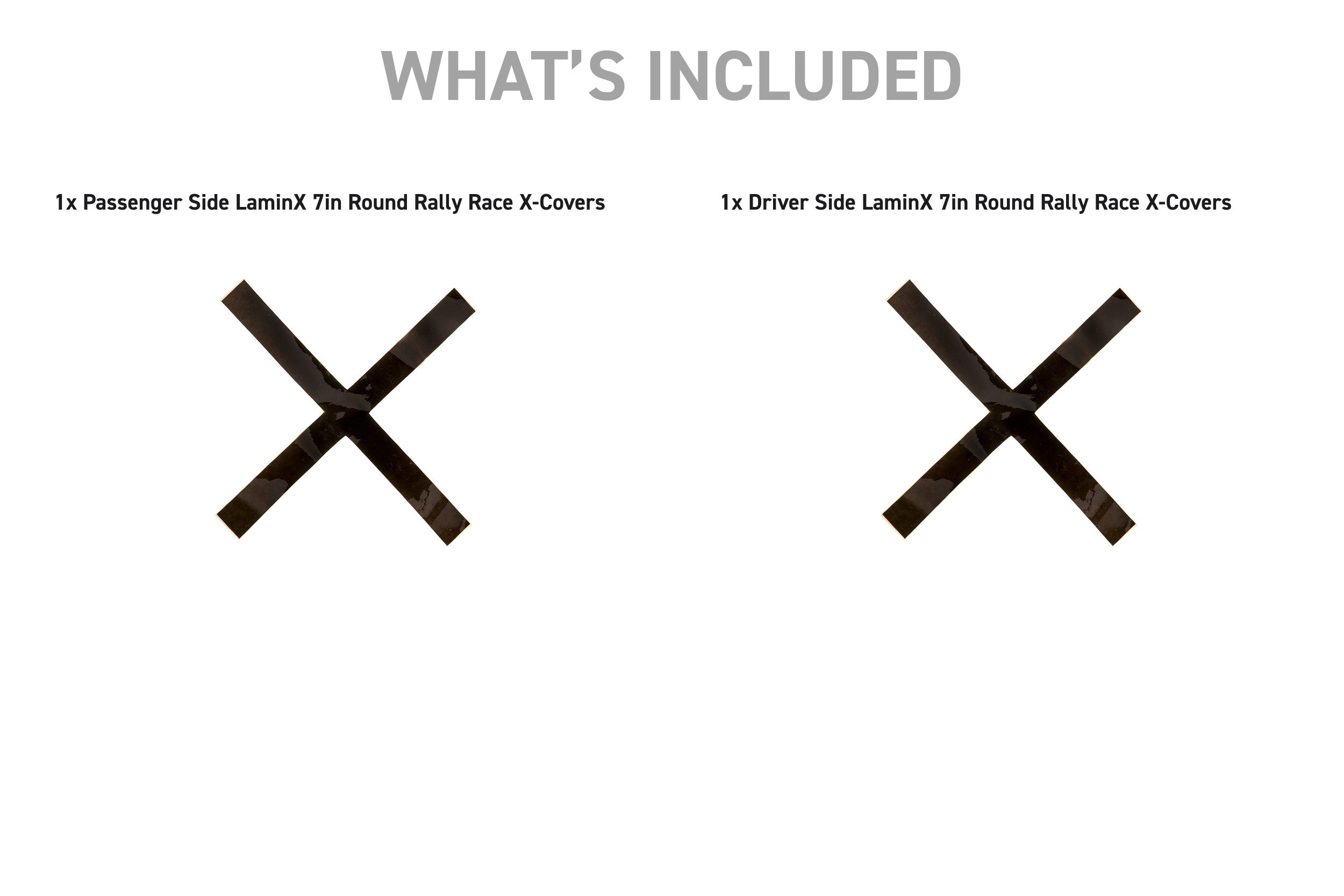 LaminX: 7in Round Rally Race X-Covers PPF (Set)