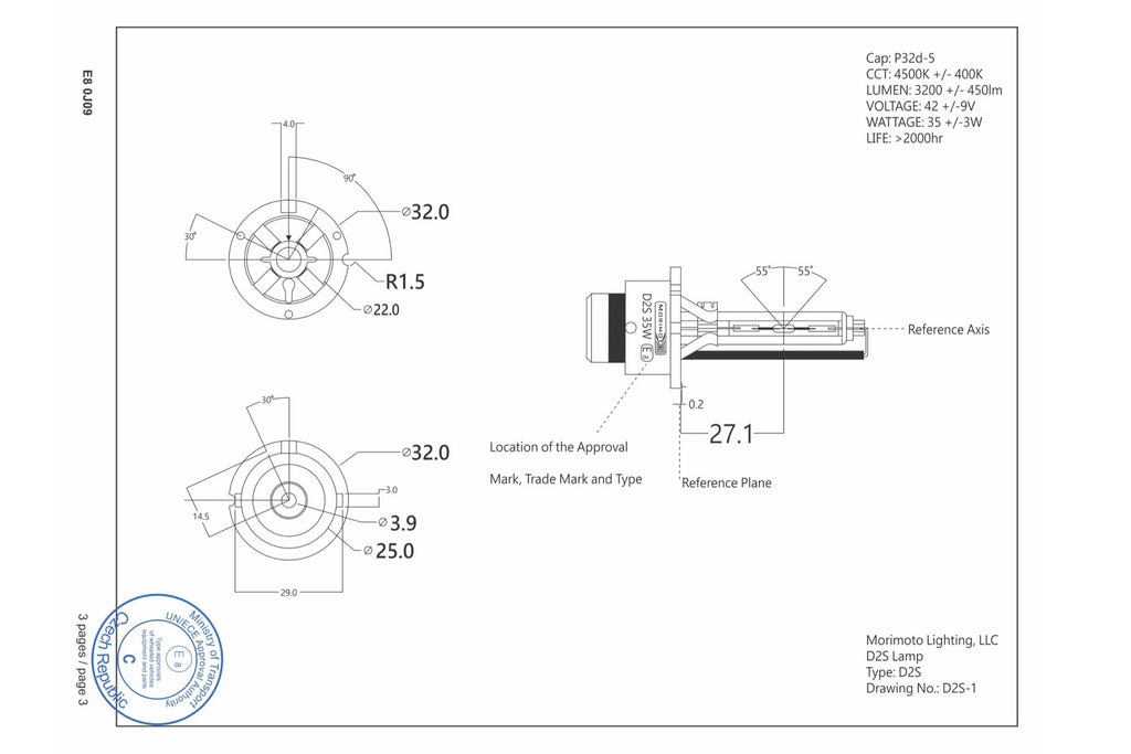 D2R: XB 4300K HID Bulbs (Pair)