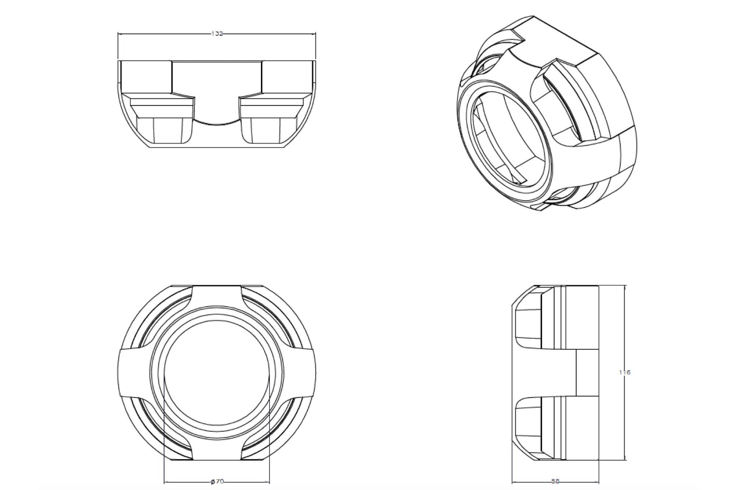 Apollo 2.0 Flat Projector Shroud