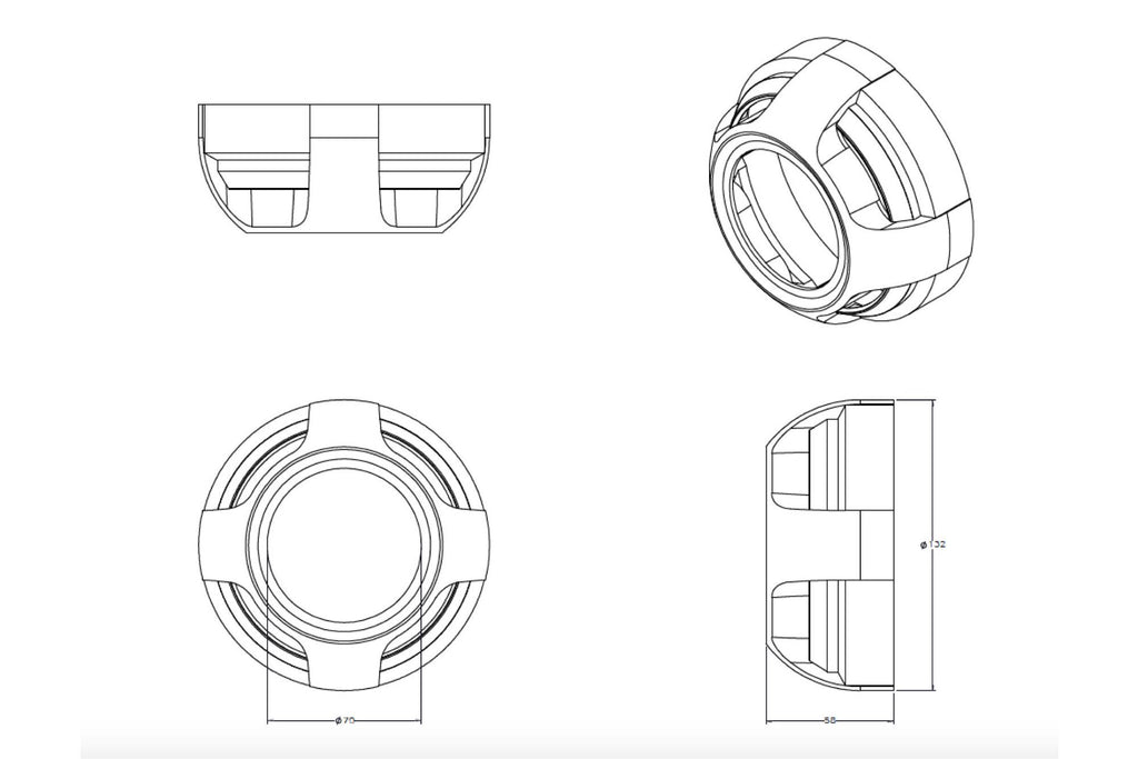 Apollo 2.0 Flat Projector Shroud