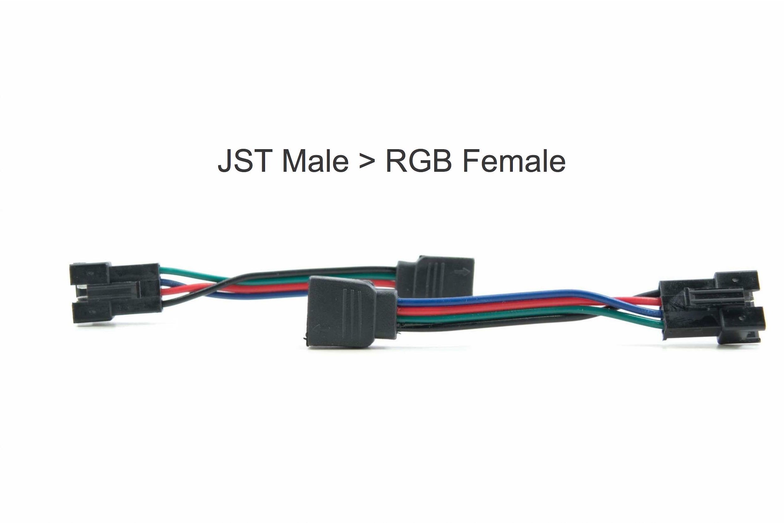 Adapter: JST Male to RGB Female (4 Pin)