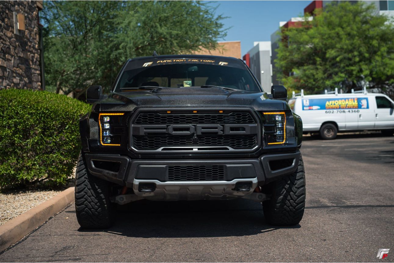 XB LED Headlights: Ford F-150 (15-17 / Amber DRL / Set)