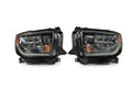 Toyota Tundra (18+): OEM LED Headlights (Black; Set)