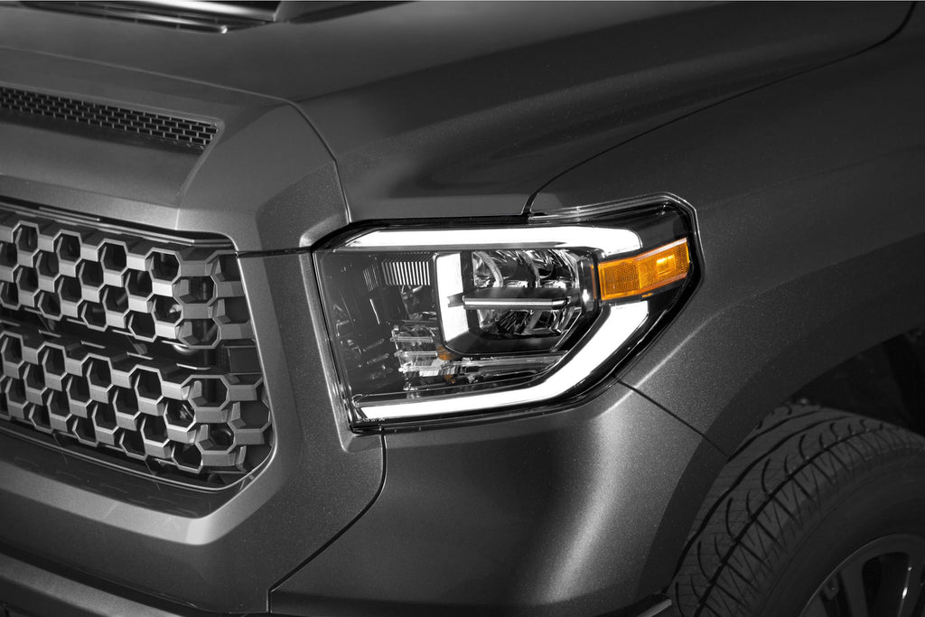 Toyota Tundra (18+): OEM LED Headlights (Black; Set)