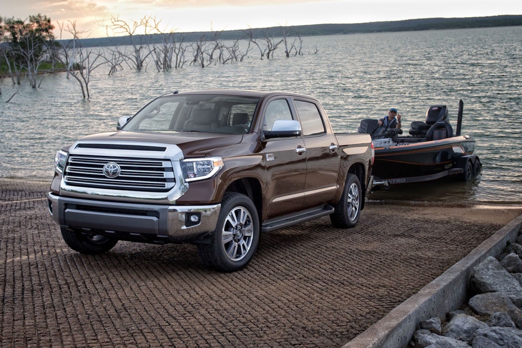 Toyota Tundra (18+): OEM LED Headlights (Smoked; Set)