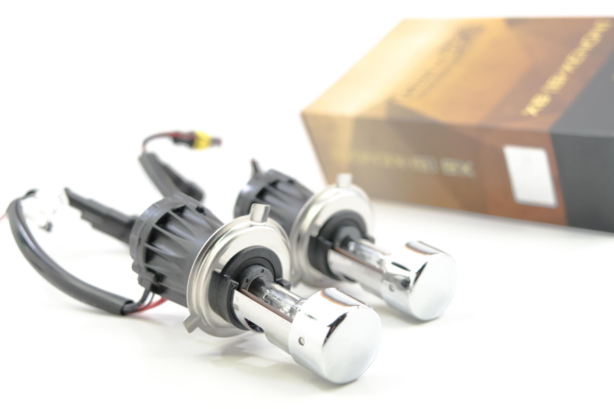 H4/9003 Bi-Xenon: XB 6000K HID Bulbs (Pair)