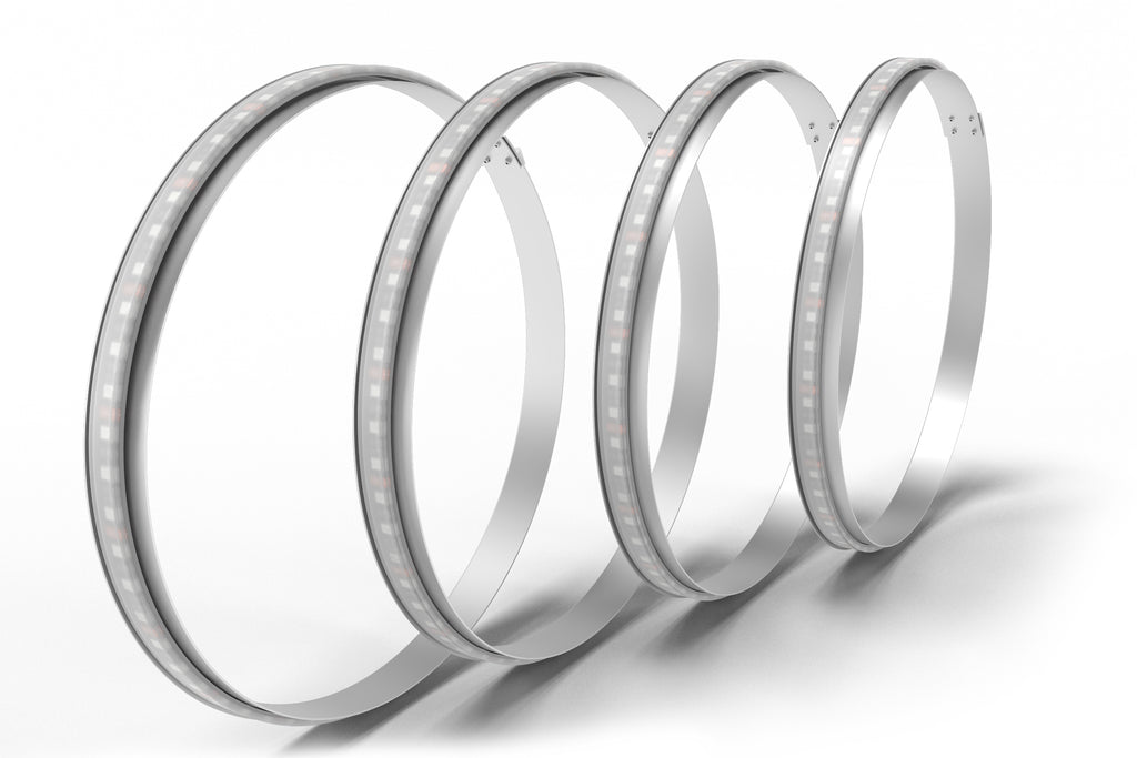 Profile Pixel Wheel Rings: 14in (4 Pc Set / RGBW)