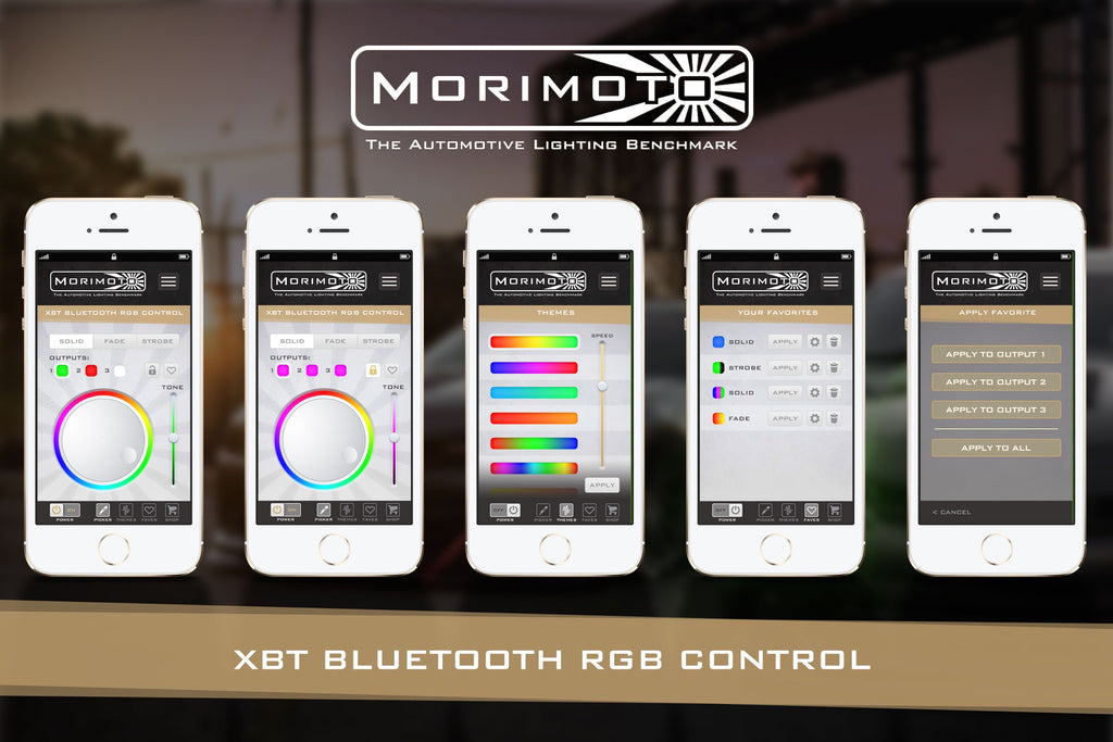 RGBW Controller: XBT (1x5 / 2x4 Wire Universal Standard)