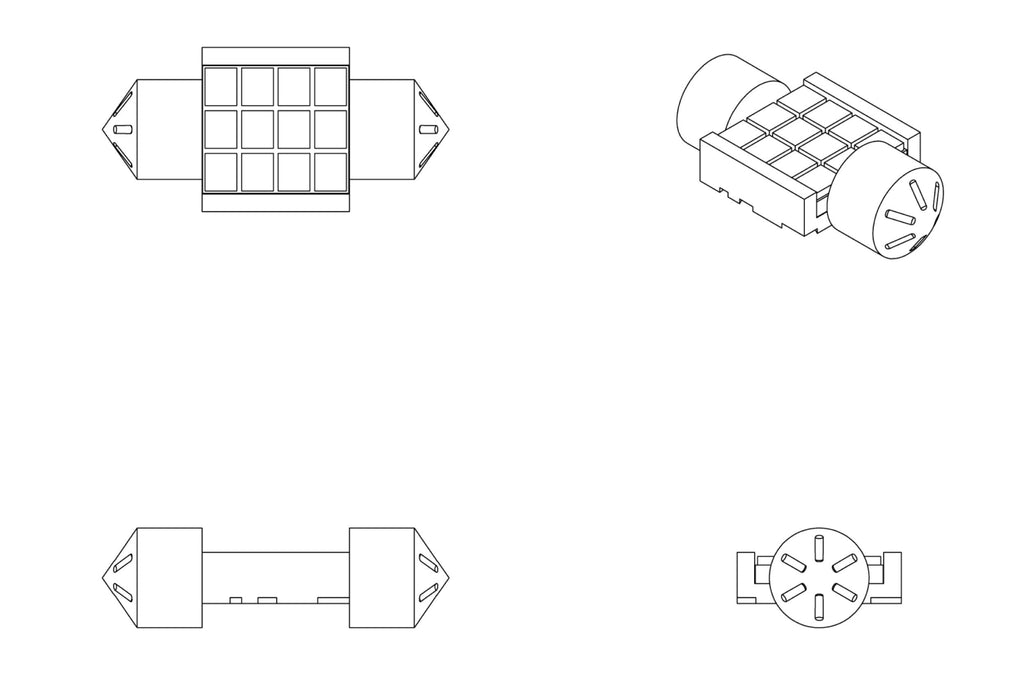 Festoon: XB LED 2.0 (44mm)