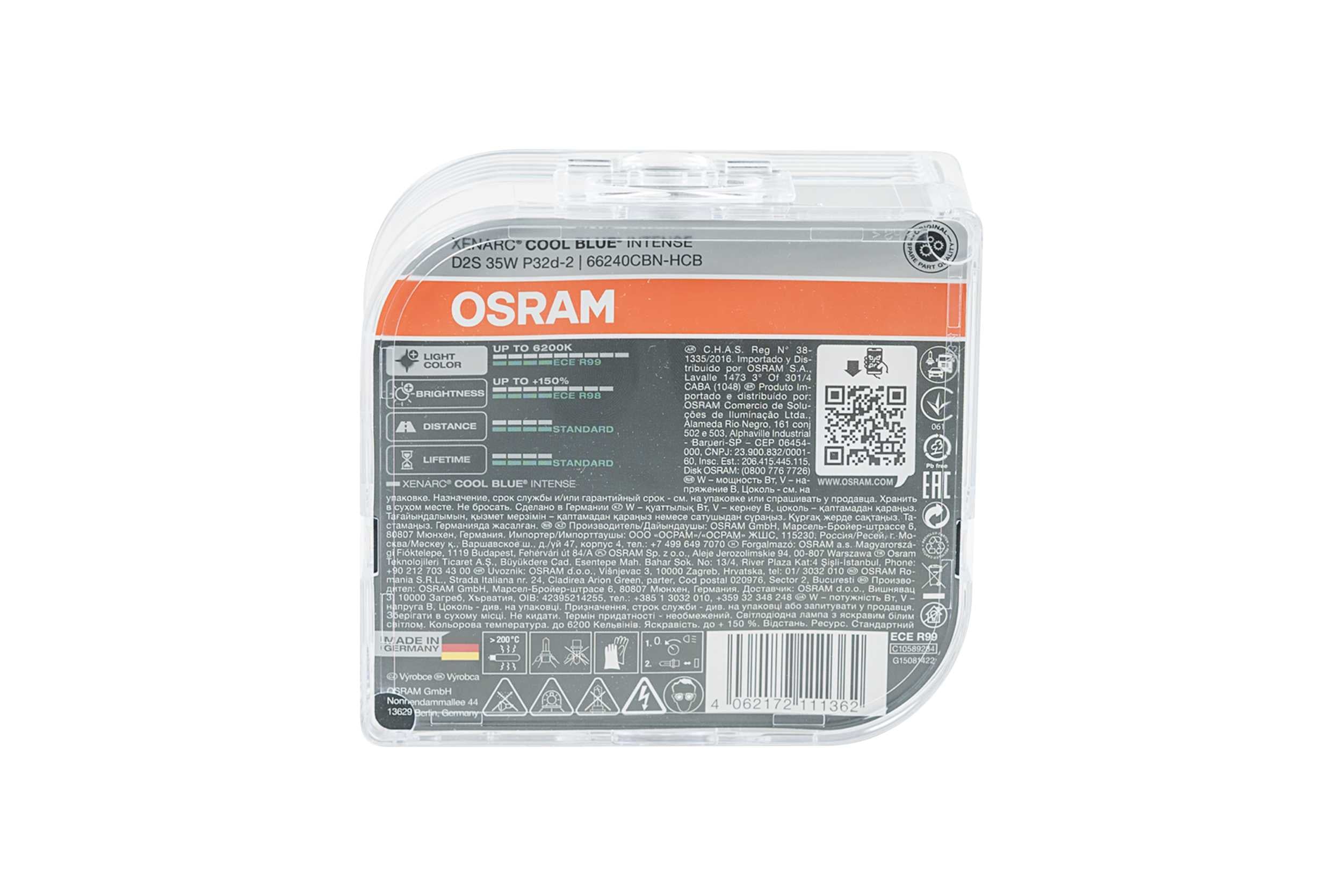 D2S: Osram 66240 CBN (6200K / Duobox)