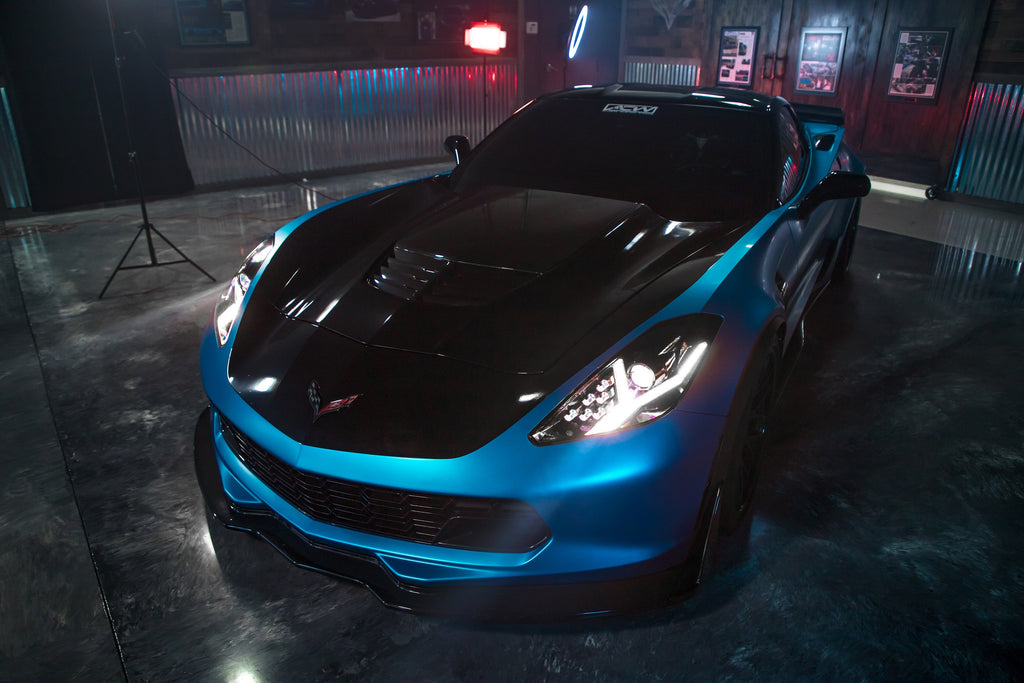 XB LED Headlights: Corvette C7 (14-19 / Gen I / Set)