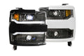 XB LED Headlights: Chevrolet Silverado HD (15-19 / Set)
