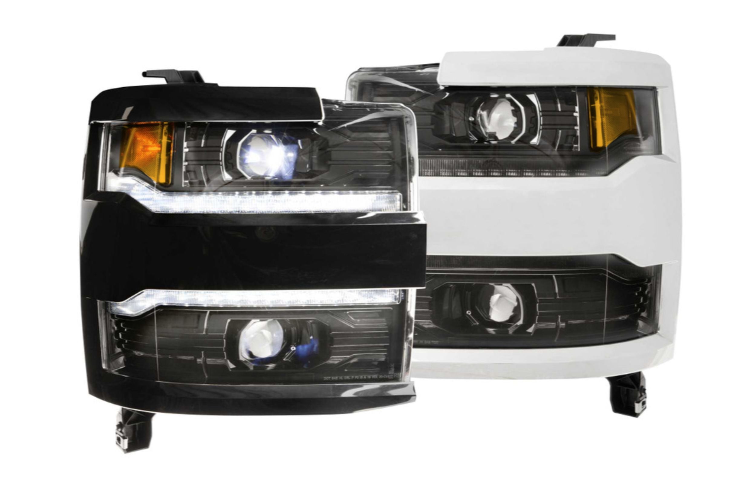 XB LED Headlights: Chevrolet Silverado HD (15-19 / Set)