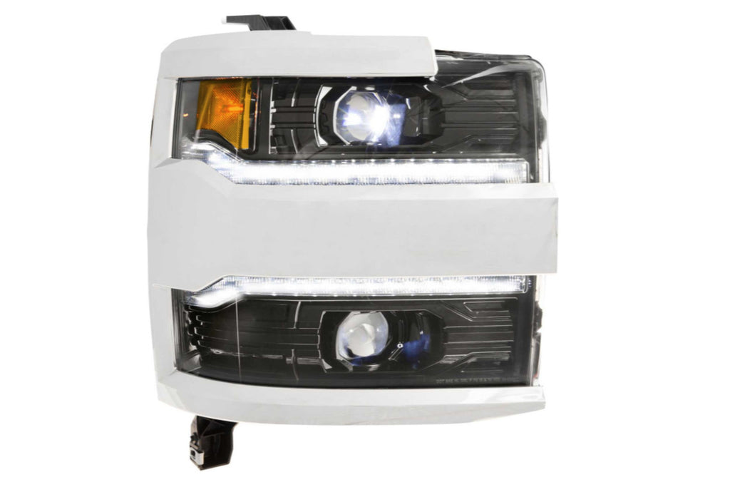 XB LED Headlights: Chevrolet Silverado HD (15-19 / Set)