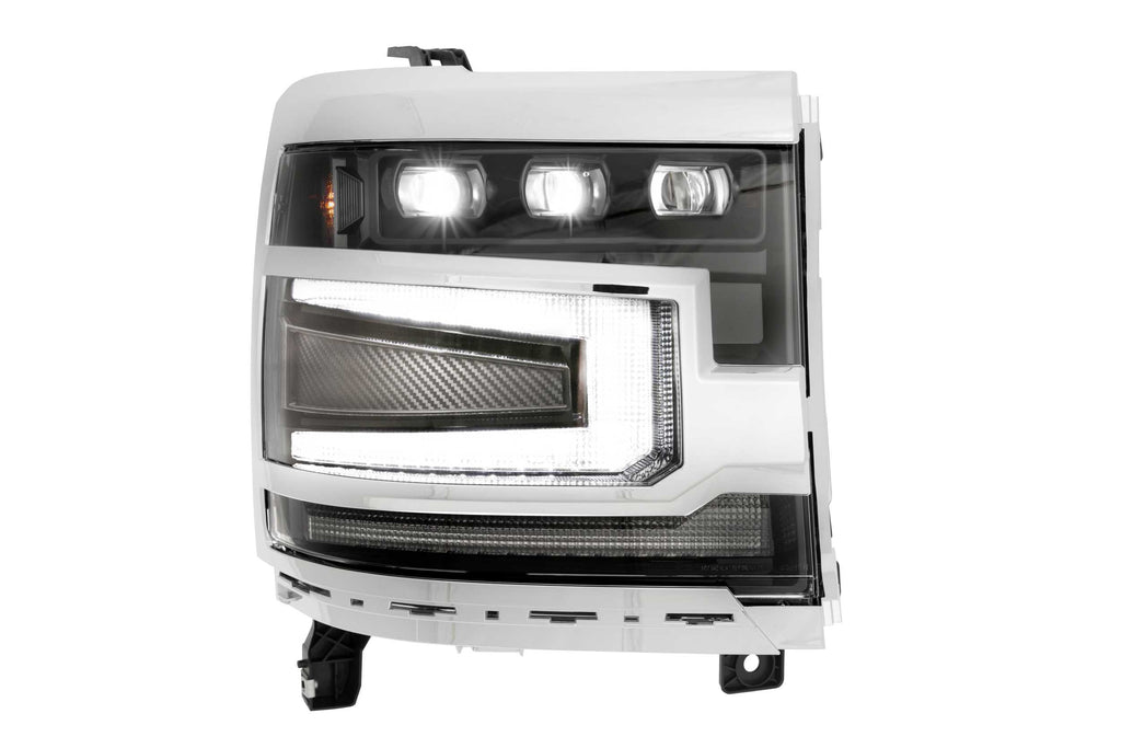 XB LED Headlights: Chevrolet Silverado 1500 (16-18 / Set)